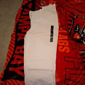 Banana Republic High Rise Chino Pants in White